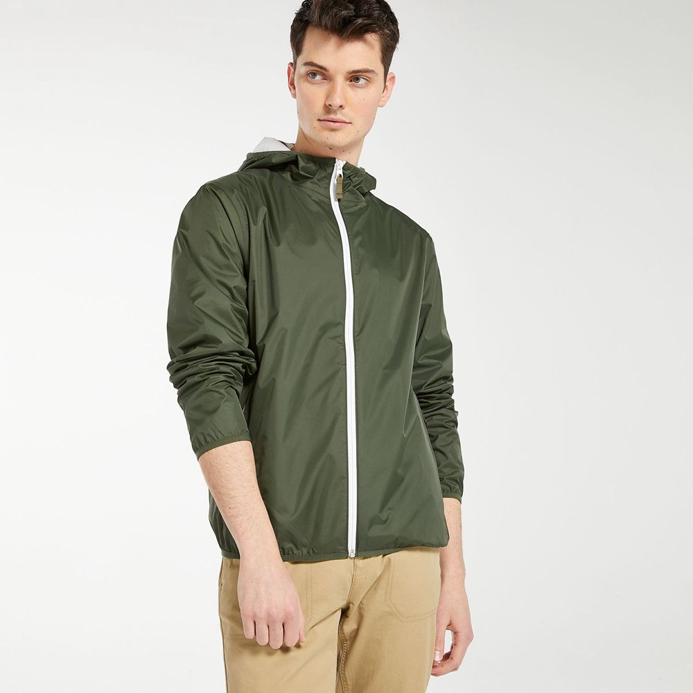 Jaqueta Masculino - Timberland Mt. Franklin Impermeavel Packable Shell - ZXVQG3028 - Verdes Escuro